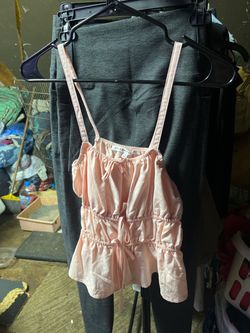 Celebrity Pink Ruched Cami Tank Top