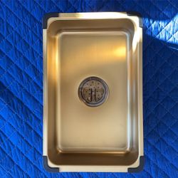 Gold Stainless Steel Colander (New)