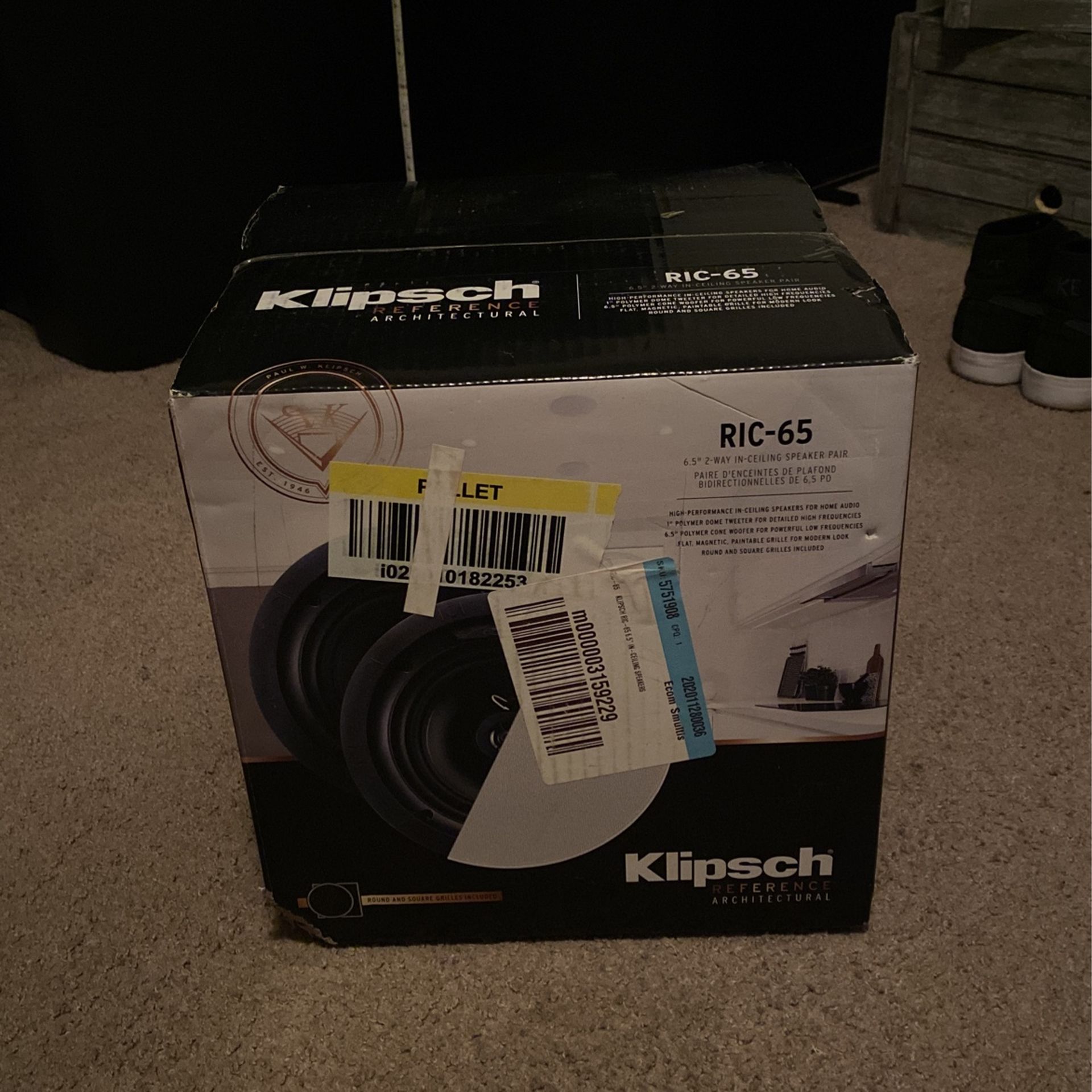 Klipsch RIC-65 Ceiling Speakers