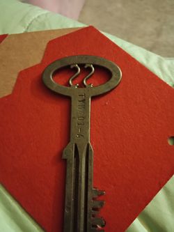 Real jail key from Texas prison has all markings view all pics