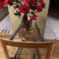 Table With 3 Glass Shelves