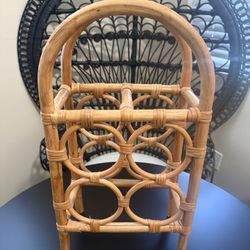 Rattan Wine Rack 