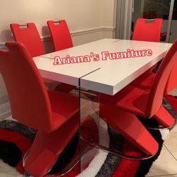 New Dining Table Set 63x35