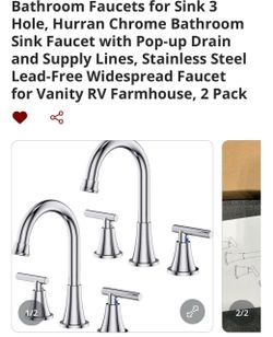 Bathroom sink faucet