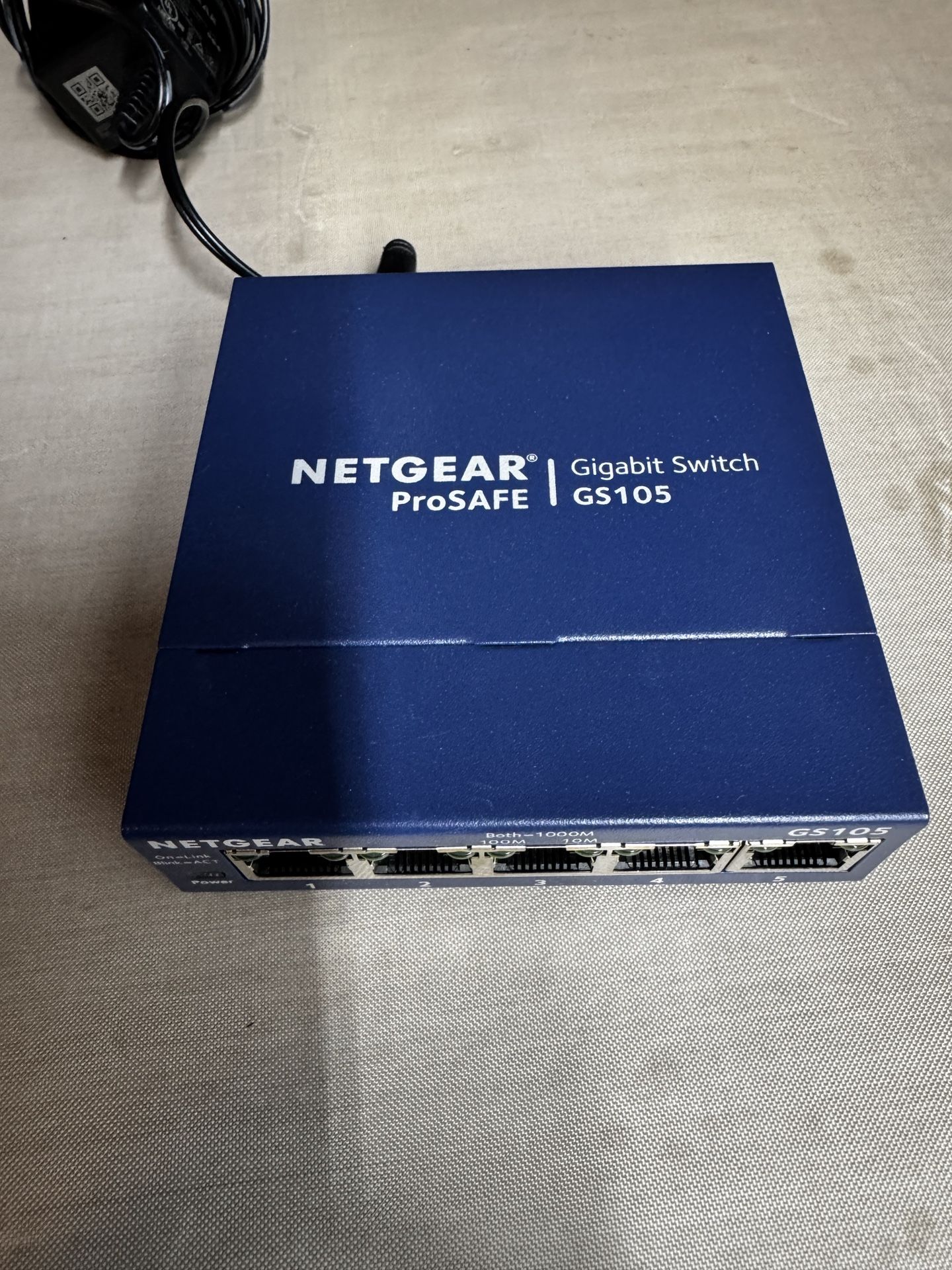 Netgear GS105 5-Port Ethernet Switch