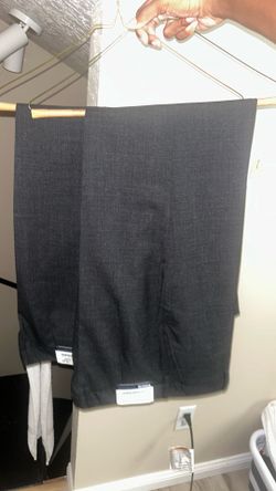2 pairs of dress pants, grey, size 10