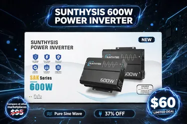 Sunthysis 600W Pure Sine Wave Power Inverter
