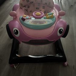 Delta Children First Race 2-in-1 Walker, Pink