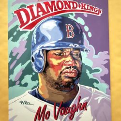 1994 Donruss Diamond King Jumbo Size Mo Vaughn  00782/10,000