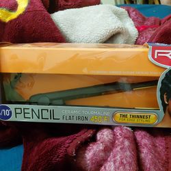Pencil flat iron 450'F ceramic  tourmaline