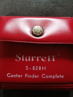 Starrett  S-828H Center Finder complete