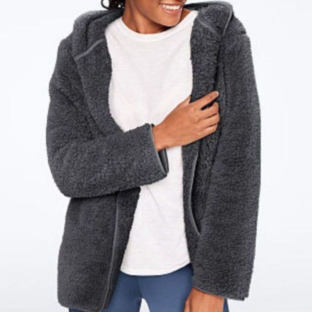 Victoria secret pink Sherpa cardigan