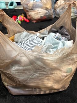 Baby 0-3M clothes grab bag -pajamas, onesies, pants