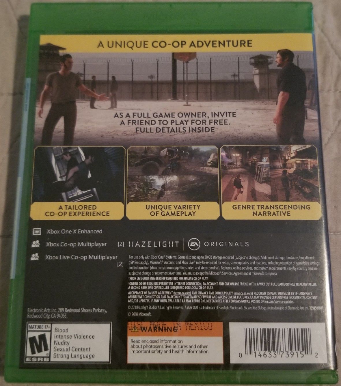 A Way Out (Xbox One)