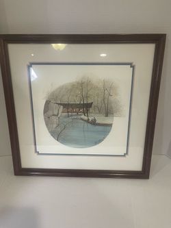 P. Buckley Moss River Work Limited Edition Signed Print 232/1000