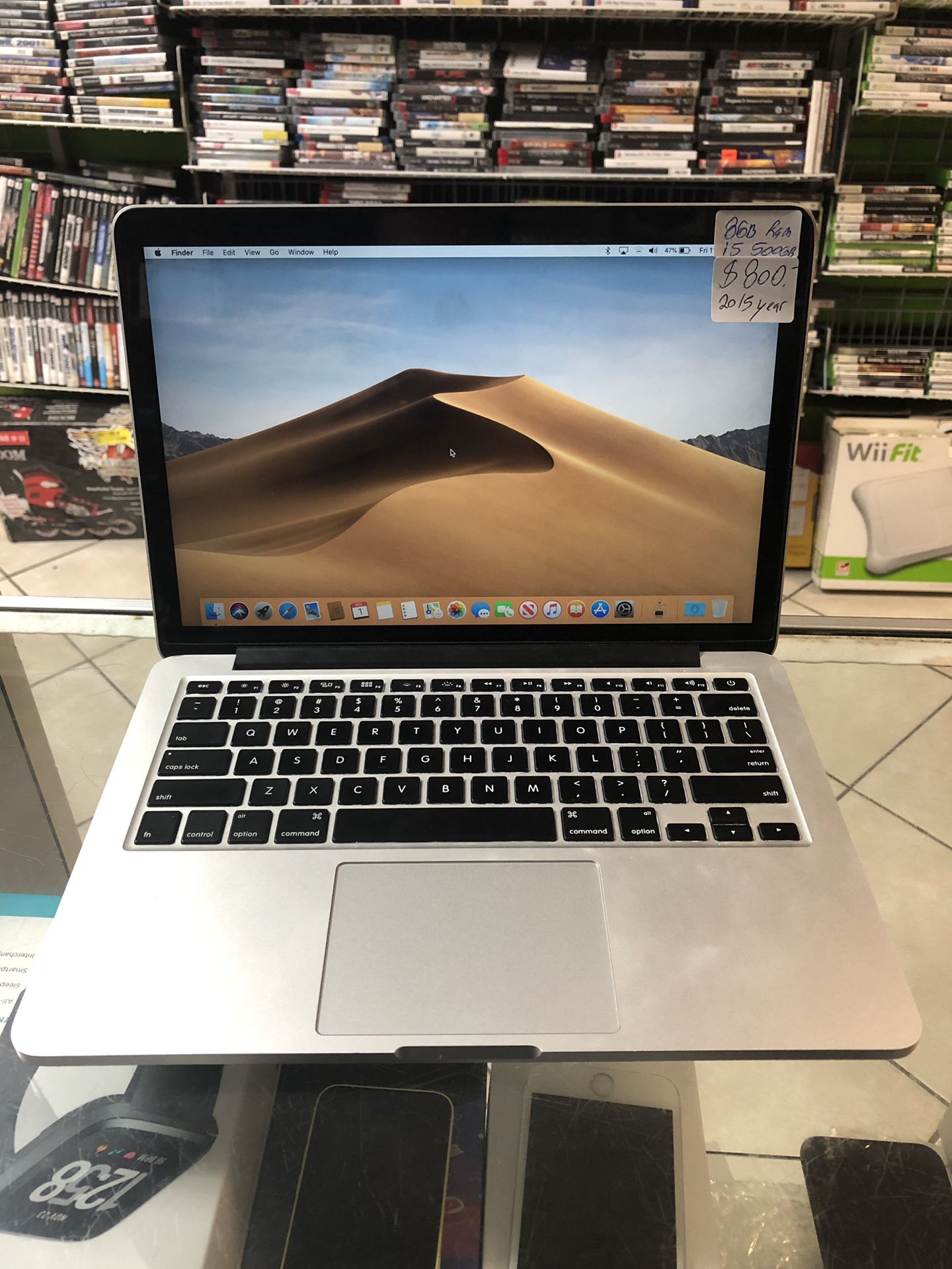 MacBook Pro 500gb 8gb ram i5 2015 year