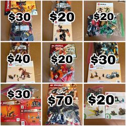 Lego ninjago set lot
