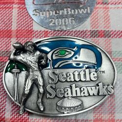 Seattle Seahawks Belt Buckle 1985 Limited Edition