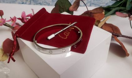 Stainless Steel Love bangle bracelet