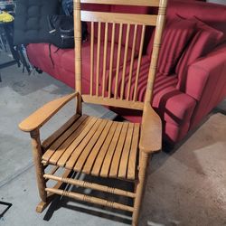 Crackle Barrel  Rocking Chair