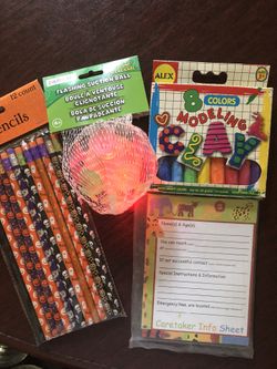 New! Children’s toys/ babysitter info sheet