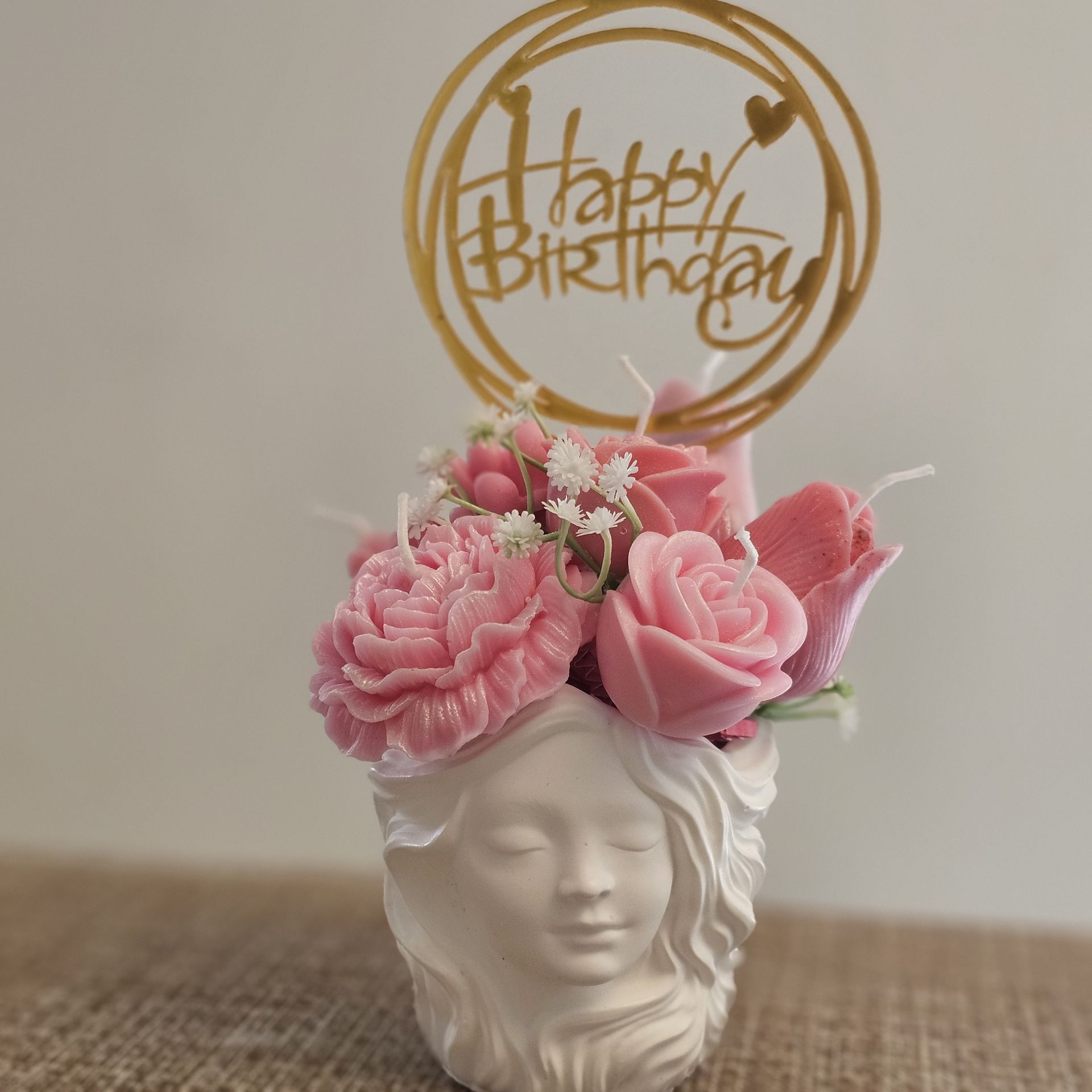 Arreglos de flores de velas