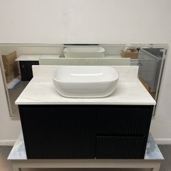 SALE ~ Modern PVC Bathroom Vanity - 36 inches