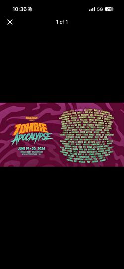 Apocalypse Zombieland Saturday