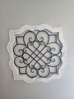 Large Farmhouse Scroll Wall Decor