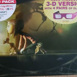  $15 "Coraline" 3d, Collectors Edition BluRay DVD (3d w / glasses)8