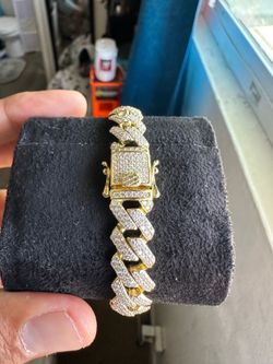 8mm Moissanite Monaco Bracelet -8 inch