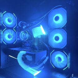 Liquid Cooling Gaming PC — i9 12900KF / RTX 3070 / 64GB DDR4 / 1TB SSD (Open-Frame Build)