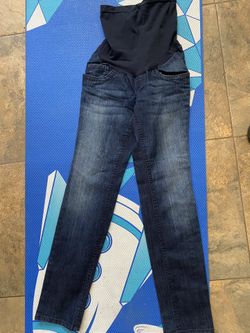 indigo blue maternity jeans