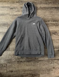 Grey Nike Pullover Hoodie