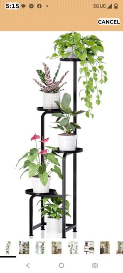 5-Tier Metal Plant Stand