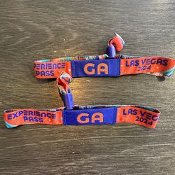 Two EDC GA Wristbands For Sale 2024