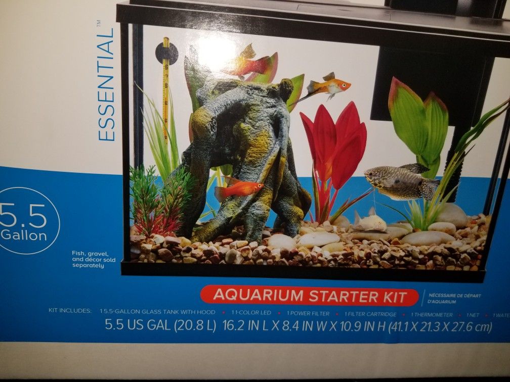 5.5 gallon Top Fin Aquarium Starter Kit