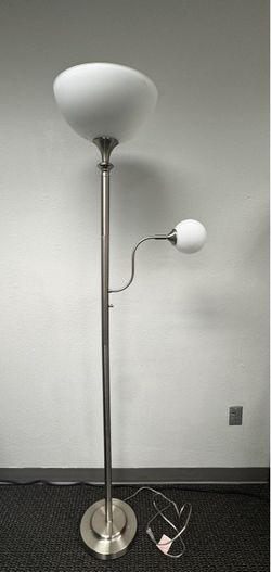 Torchiere Floor Lamp with Reading Light