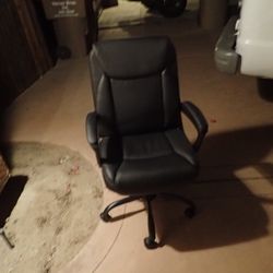 Firm $40 Puresoft PU Padded Mid-Back Office Chair 