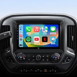 Android 13 Car Stereo for Silverado 14–18 – 10" Wireless CarPlay, 64GB GPS BT