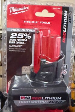 Brand New Milwaukee M12 5Ah battery