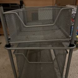 Mesh Metal Storage Bin