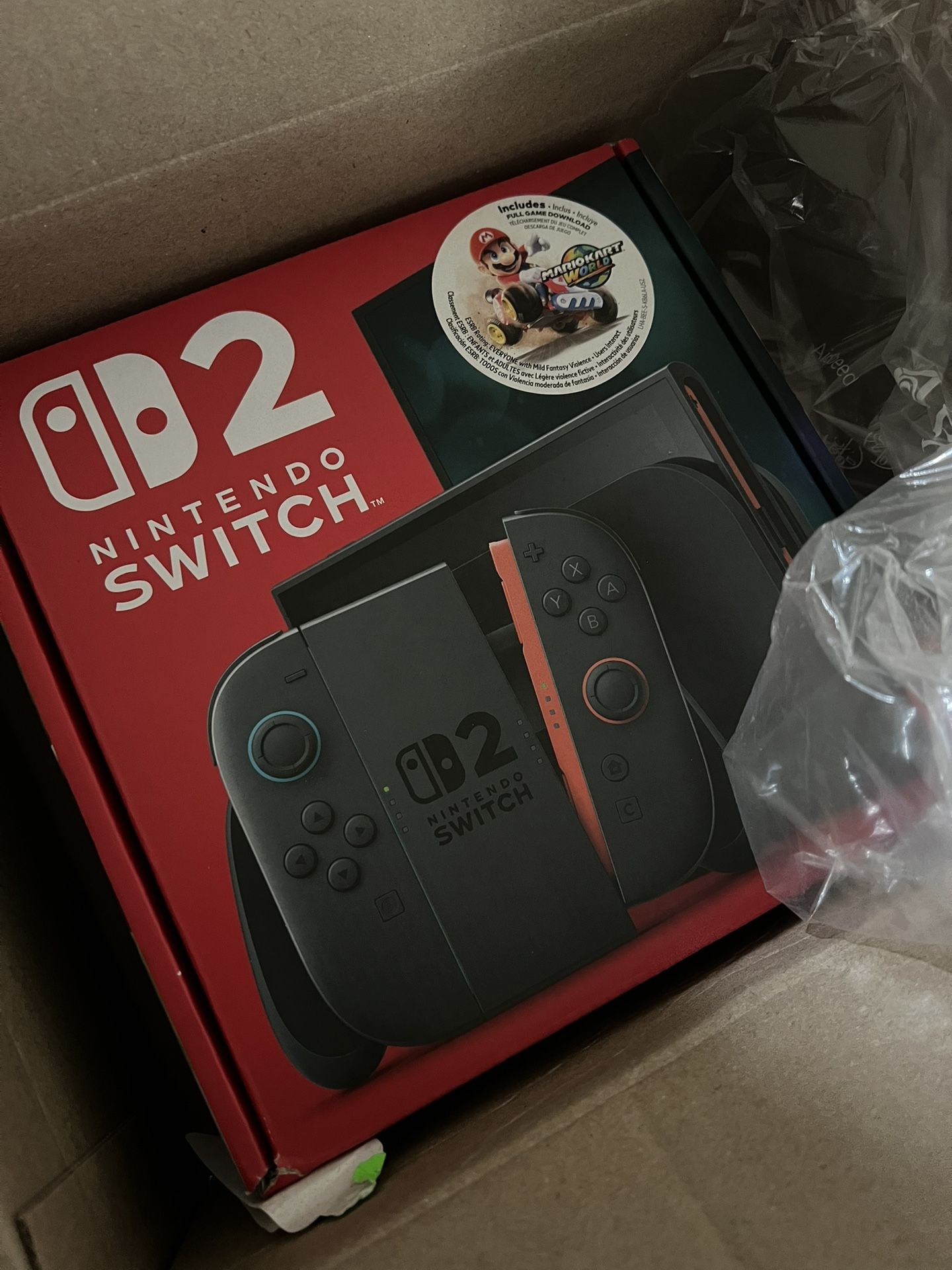 Nintendo Switch 2 Console + Mario Kart World Game Bundle | In Hand Fast Shipping