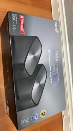 ASUS ZenWiFi AX XT8 AX6600 Tri-Band WiFi 6 Mesh System (2-Pack) – Complete in Box