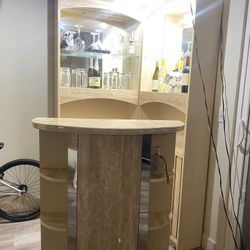 Bar  Set ,tall , Cream Beige Color  