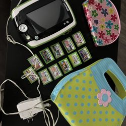 LeapFrog LeapPad2 power kids personal learning tool with accessories and 11 cartridges 