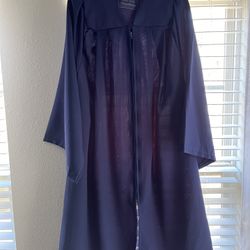 Navy Blue And Black Graduation Gowns 