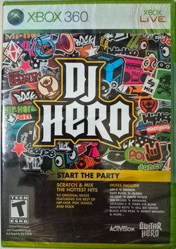 DJ Hero Xbox 360 Game New