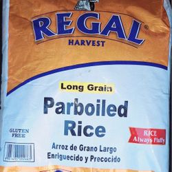 $35/bag 50lbs Rice Parboiled 