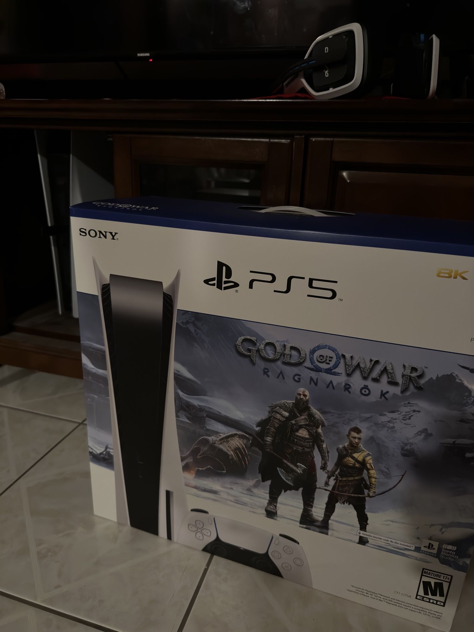 PS5 Disc Edition With God of War